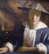 Johannes Vermeer, Girl with a flute.